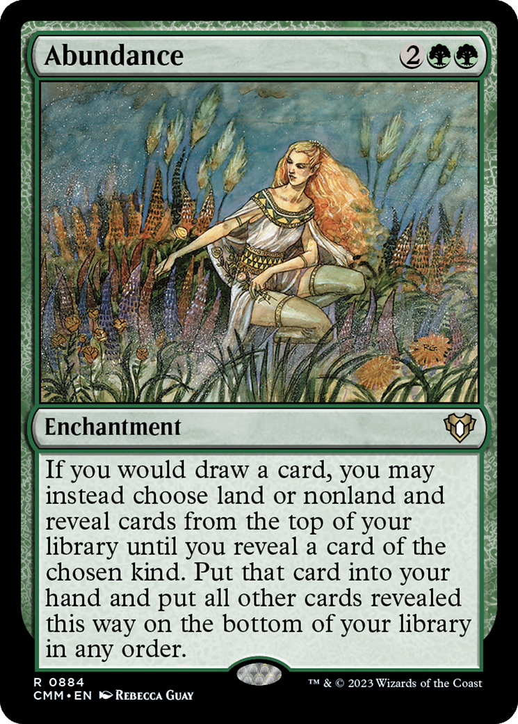 Abundance [Commander Masters] | Card Citadel