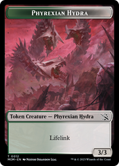 Elemental (2) // Phyrexian Hydra (12) Double-Sided Token [March of the Machine Tokens] | Card Citadel