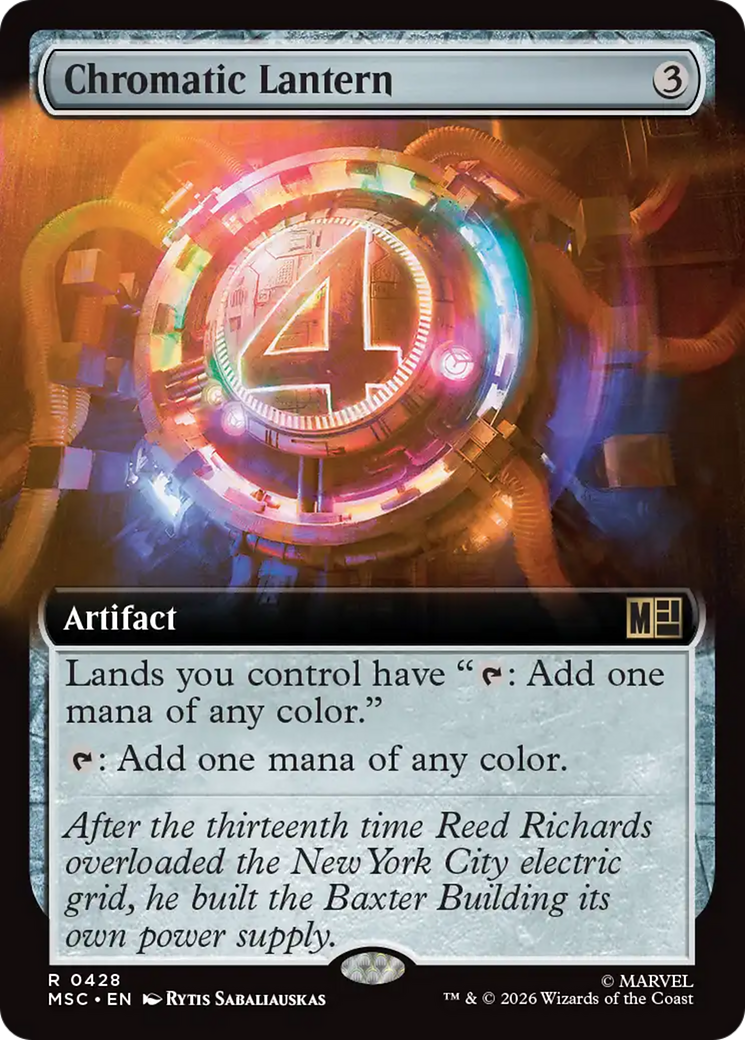Chromatic Lantern (Extended Art) [Marvel Super Heroes Commander] | Card Citadel