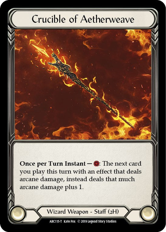 Crucible of Aetherweave // Nebula Blade [ARC115 // ARC077] (Arcane Rising) | Card Citadel