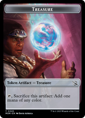 Treasure // Gremlin Double-Sided Token [March of the Machine Commander Tokens] | Card Citadel
