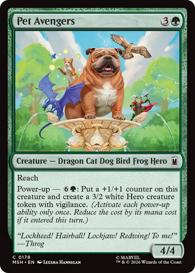 Pet Avengers [Marvel Super Heroes] | Card Citadel