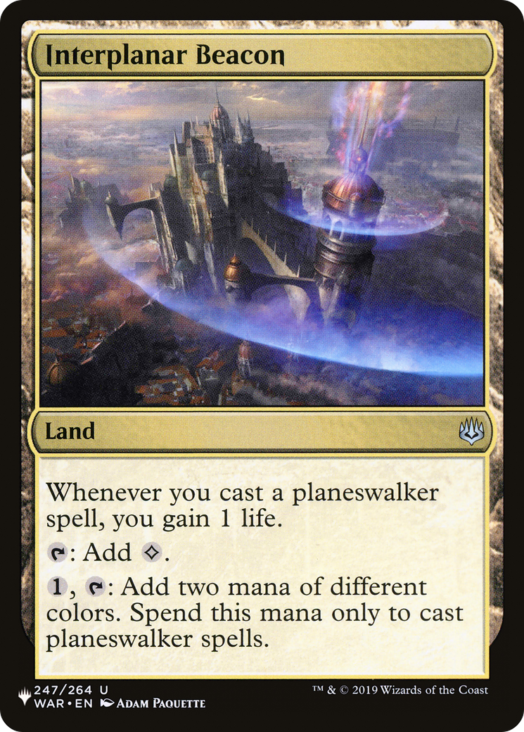 Interplanar Beacon [The List] | Card Citadel