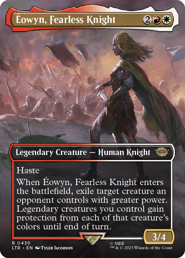 Eowyn, Fearless Knight (Borderless Alternate Art) [The Lord of the Rings: Tales of Middle-Earth] | Card Citadel