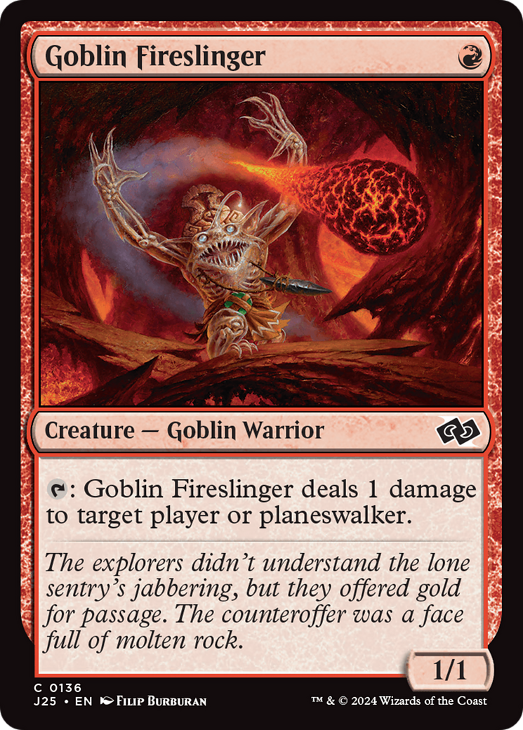 Goblin Fireslinger [Foundations Jumpstart] | Card Citadel