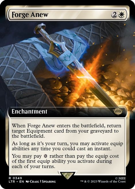 Forge Anew (Extended Art) [The Lord of the Rings: Tales of Middle-Earth] | Card Citadel