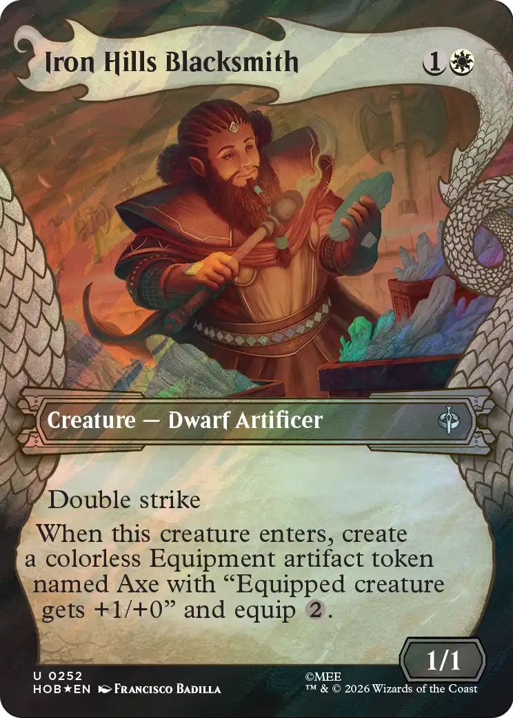 Iron Hills Blacksmith (Showcase) (Surge Foil) [The Hobbit] | Card Citadel