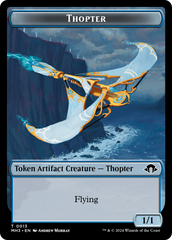 Phyrexian Germ // Thopter Double-Sided Token [Modern Horizons 3 Tokens] | Card Citadel