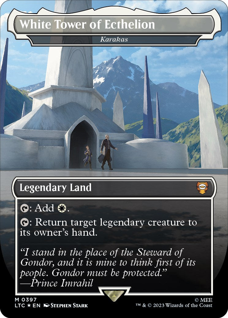 White Tower of Ecthelion - Karakas (Surge Foil Realms and Relics) [The Lord of the Rings: Tales of Middle-Earth Commander] | Card Citadel