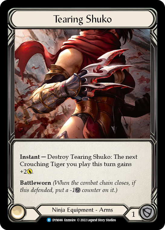 Tearing Shuko [DYN046] (Dynasty)  Cold Foil | Card Citadel