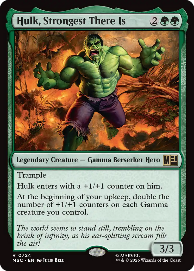 Hulk, Strongest There Is [Marvel Super Heroes Commander] | Card Citadel