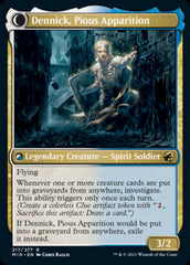 Dennick, Pious Apprentice // Dennick, Pious Apparition [Innistrad: Midnight Hunt] | Card Citadel