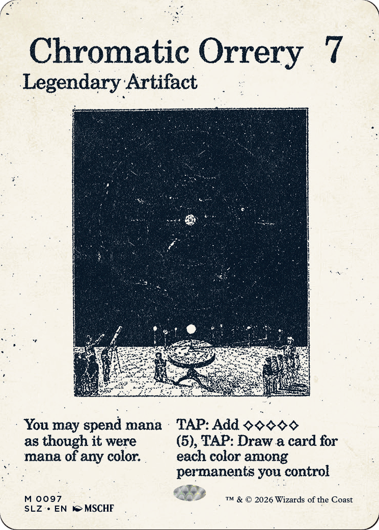 Chromatic Orrery (0097) [Secret Lair x MSCHF: The Zeta Set] | Card Citadel