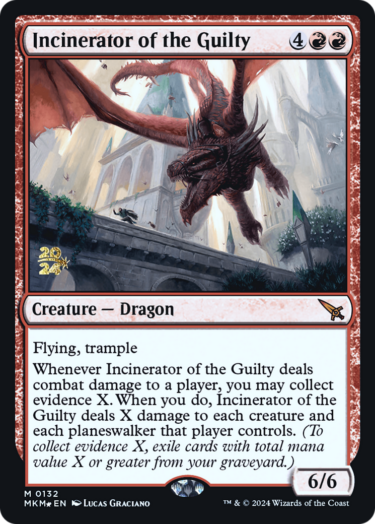 Incinerator of the Guilty [Murders at Karlov Manor Prerelease Promos] | Card Citadel