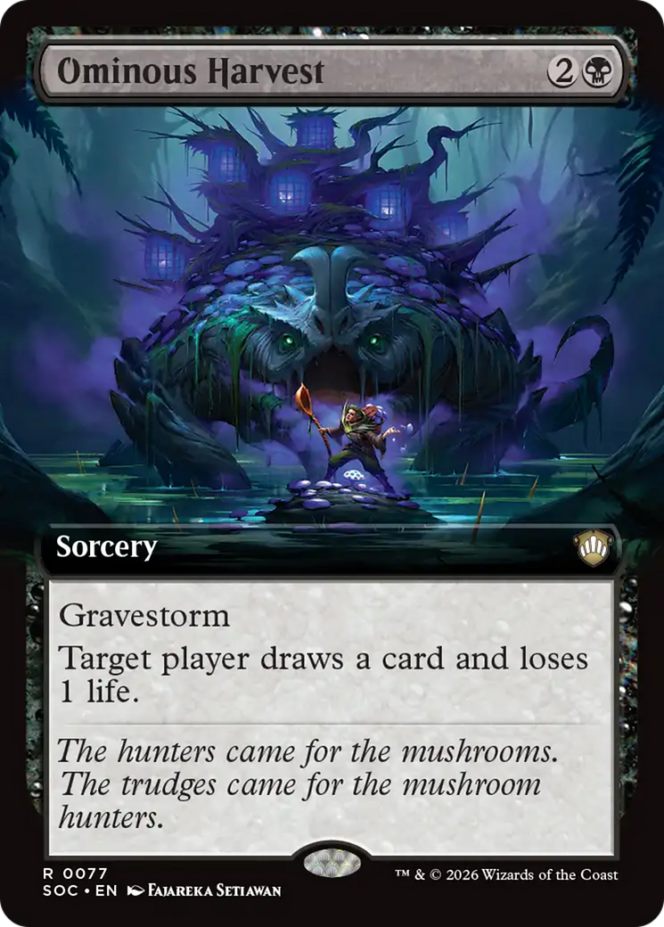 Ominous Harvest (Extended Art) [Secrets of Strixhaven Commander] | Card Citadel