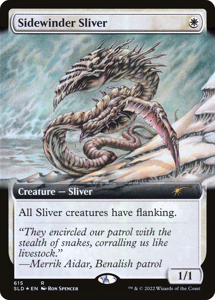 Sidewinder Sliver (Extended Art) [Secret Lair Drop Promos] | Card Citadel