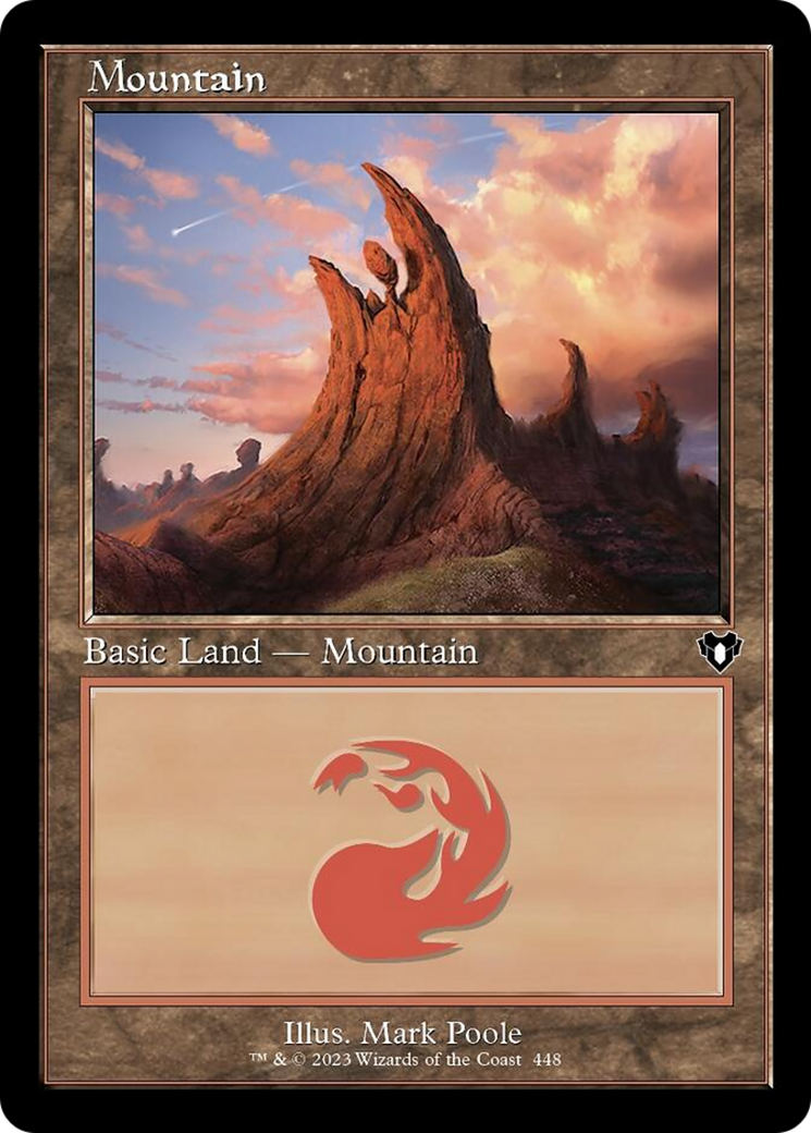 Mountain (448) (Retro) [Commander Masters] | Card Citadel