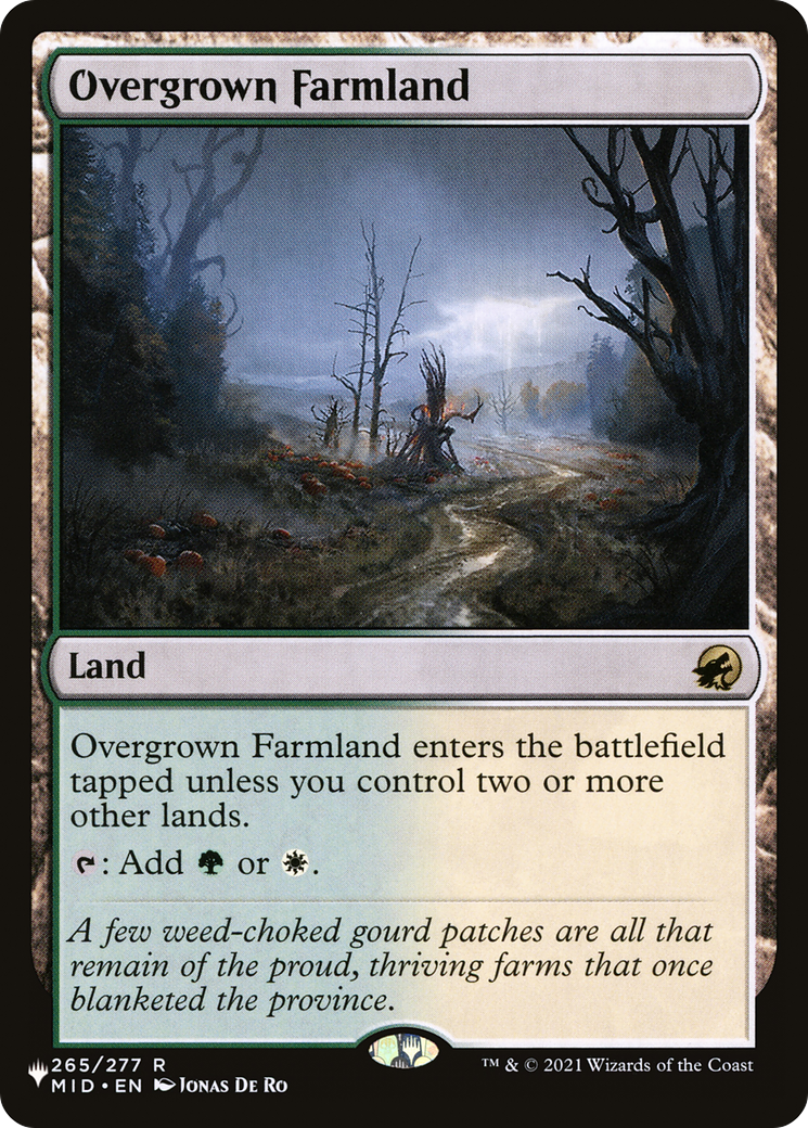 Overgrown Farmland [The List] | Card Citadel