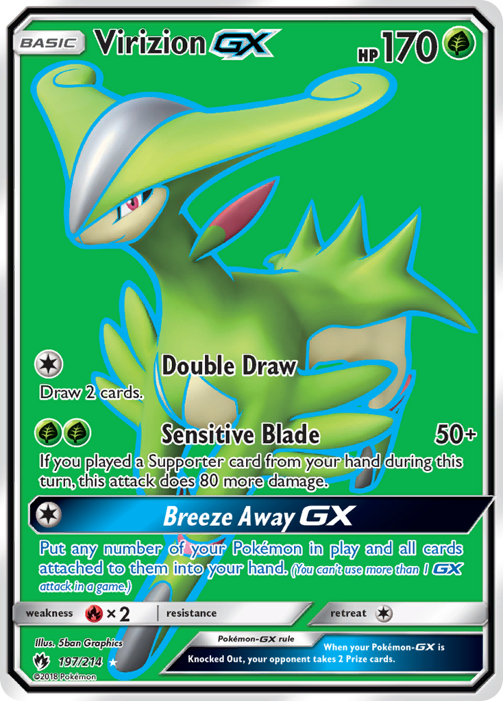 Virizion GX (197/214) [Sun & Moon: Lost Thunder] | Card Citadel