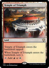 Temple of Triumph [Phyrexia: All Will Be One Commander] | Card Citadel