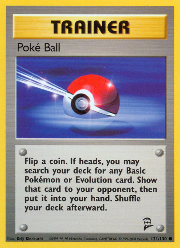 Poke Ball (121/130) [Base Set 2] | Card Citadel