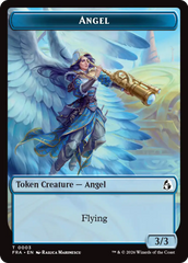 Angel (0003) // Beast Double-Sided Token [Reality Fracture Tokens] | Card Citadel