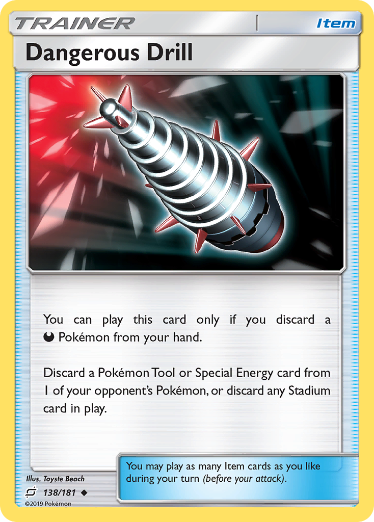 Dangerous Drill (138/181) [Sun & Moon: Team Up] | Card Citadel