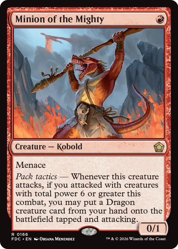 Minion of the Mighty [Foundations Commander] | Card Citadel