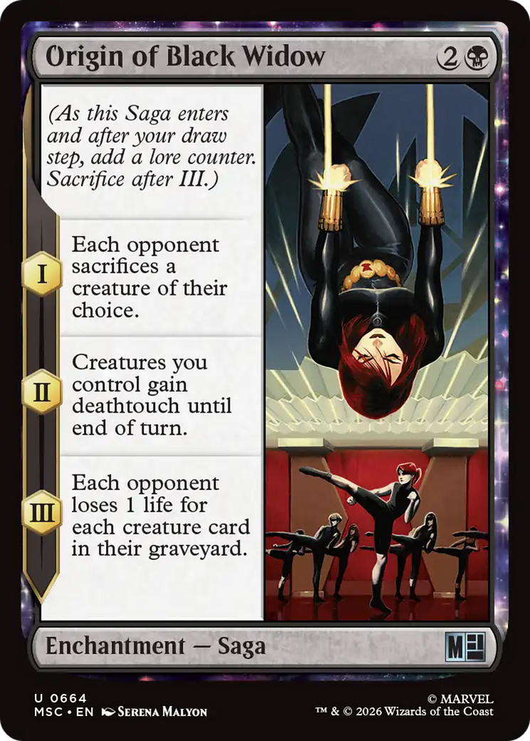 Origin of Black Widow [Marvel Super Heroes Commander] | Card Citadel