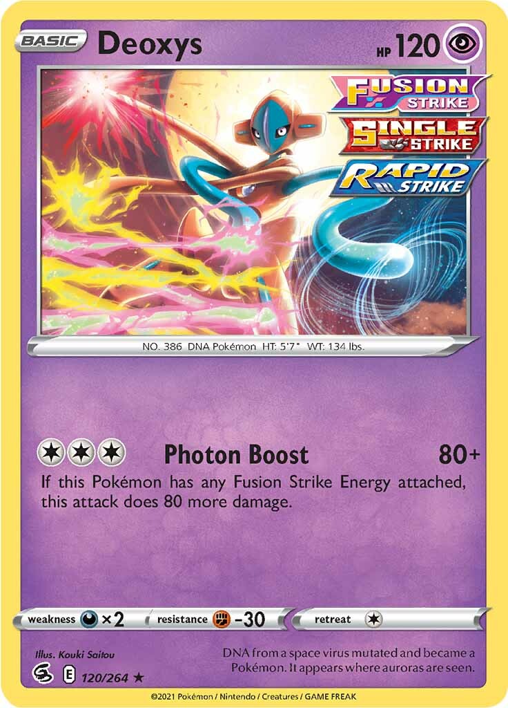 Deoxys (120/264) [Sword & Shield: Fusion Strike] | Card Citadel