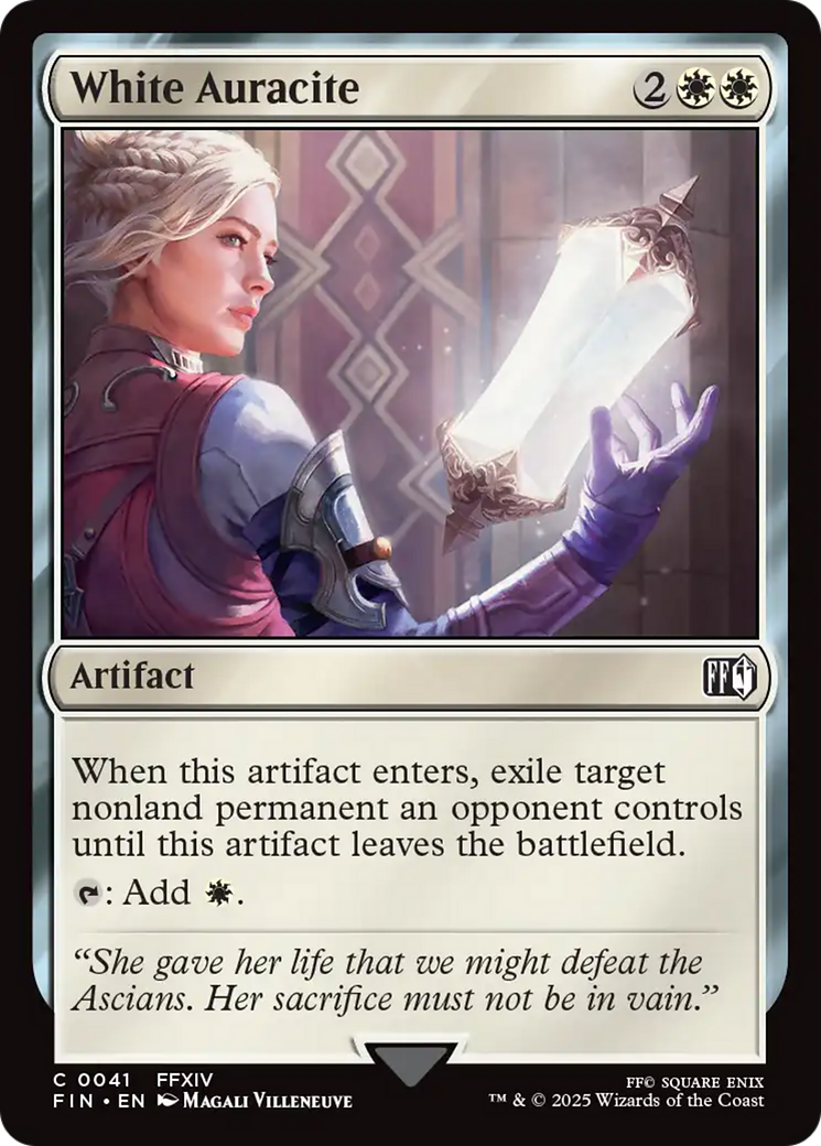 White Auracite [FINAL FANTASY] | Card Citadel