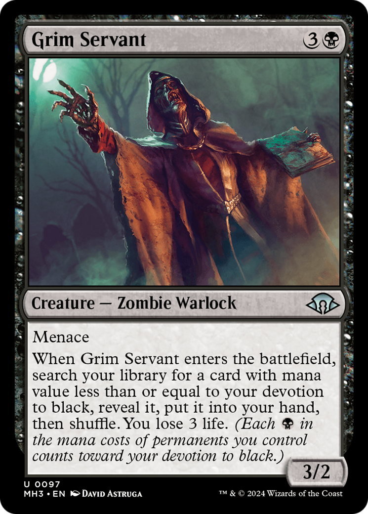 Grim Servant [Modern Horizons 3] | Card Citadel