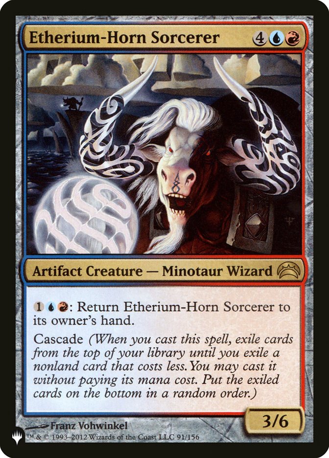 Etherium-Horn Sorcerer [The List] | Card Citadel