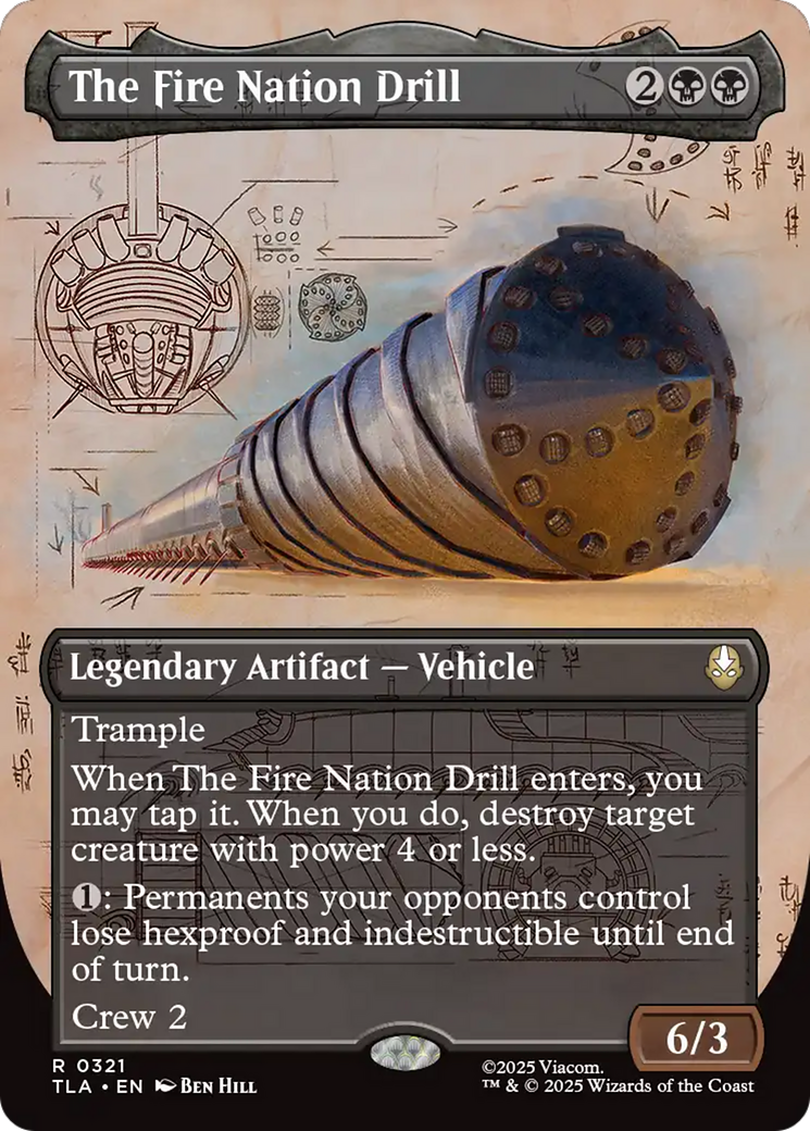The Fire Nation Drill (Borderless) [Avatar: The Last Airbender] | Card Citadel