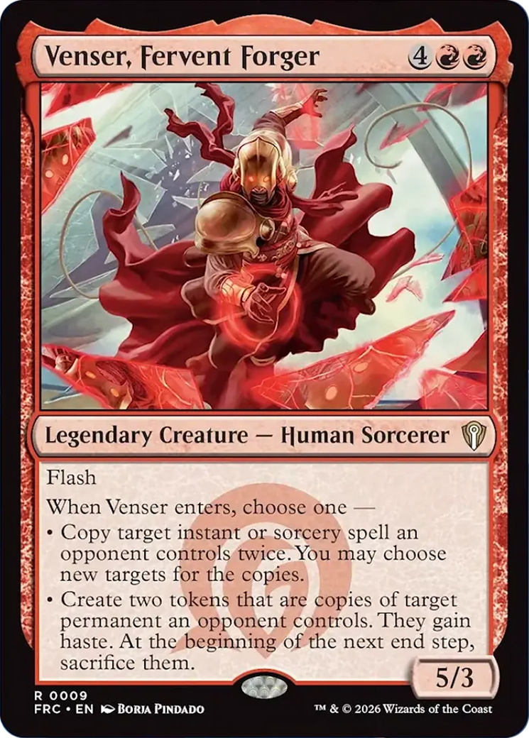 Venser, Fervent Forger [Reality Fracture Commander] | Card Citadel