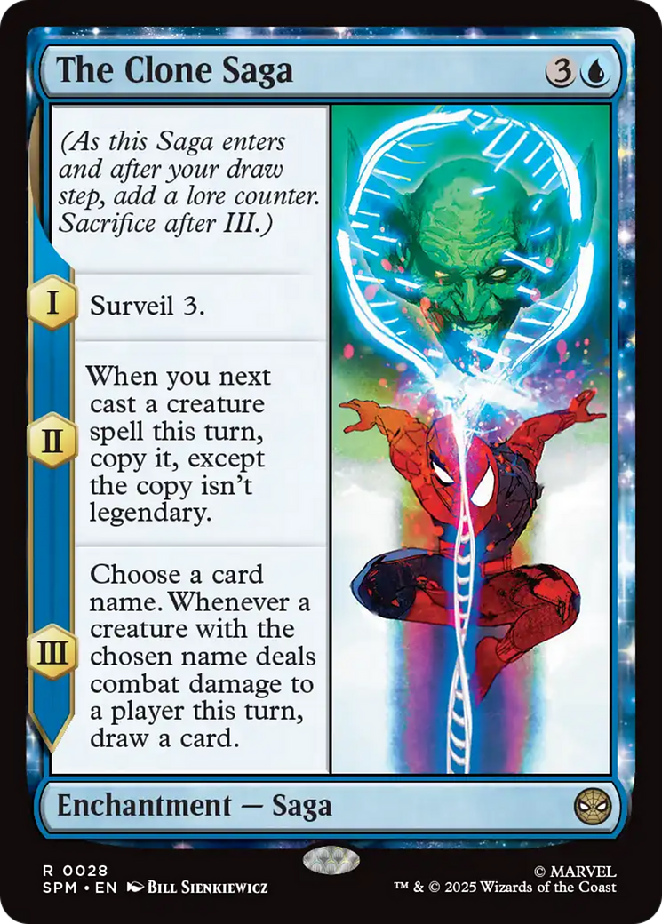 The Clone Saga [Marvel's Spider-Man] | Card Citadel