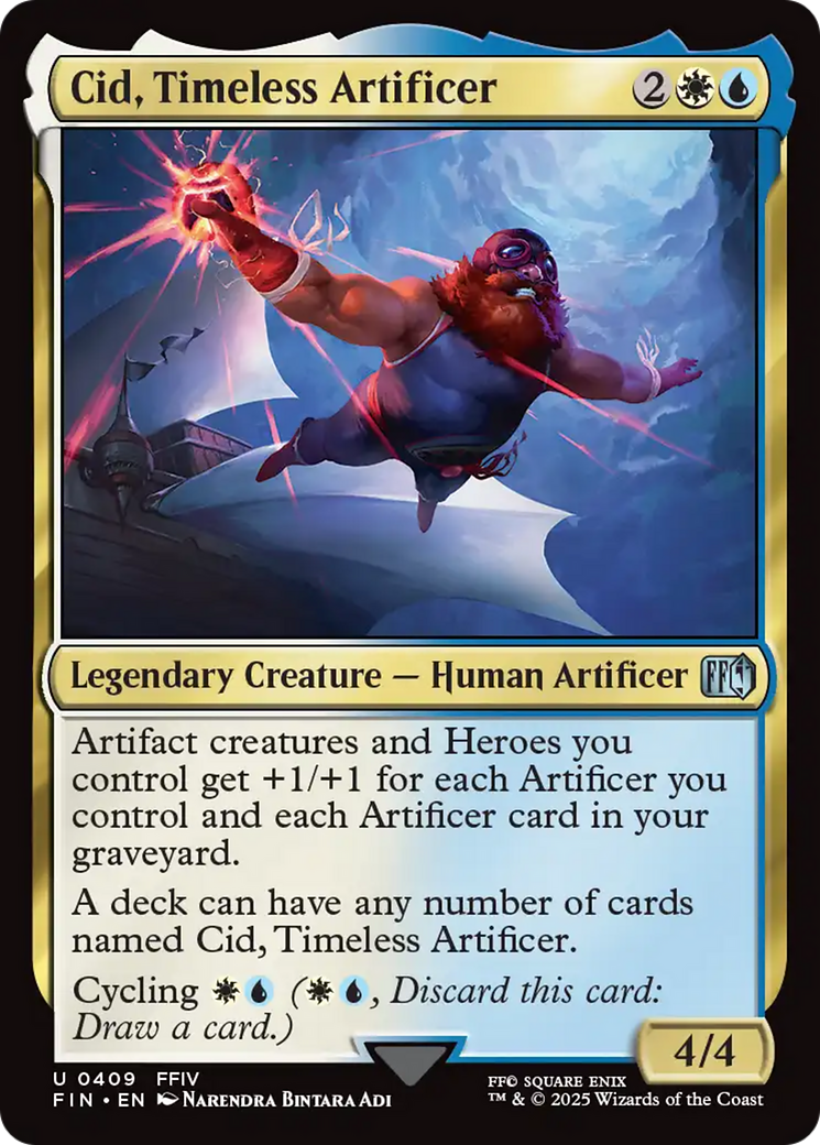 Cid, Timeless Artificer (0409) [FINAL FANTASY] | Card Citadel
