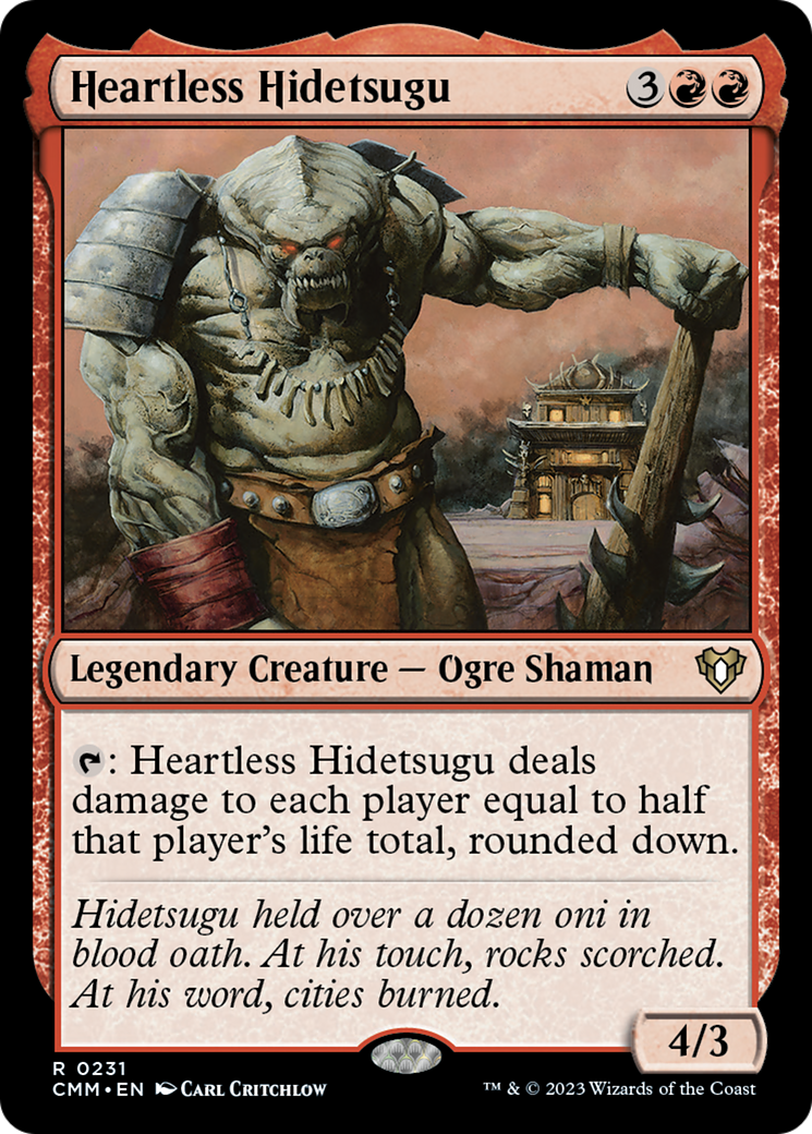 Heartless Hidetsugu [Commander Masters] | Card Citadel