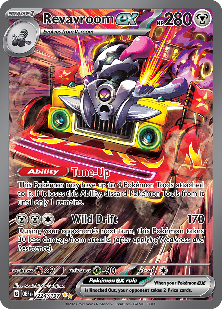 Revavroom ex (224/197) [Scarlet & Violet: Obsidian Flames] | Card Citadel