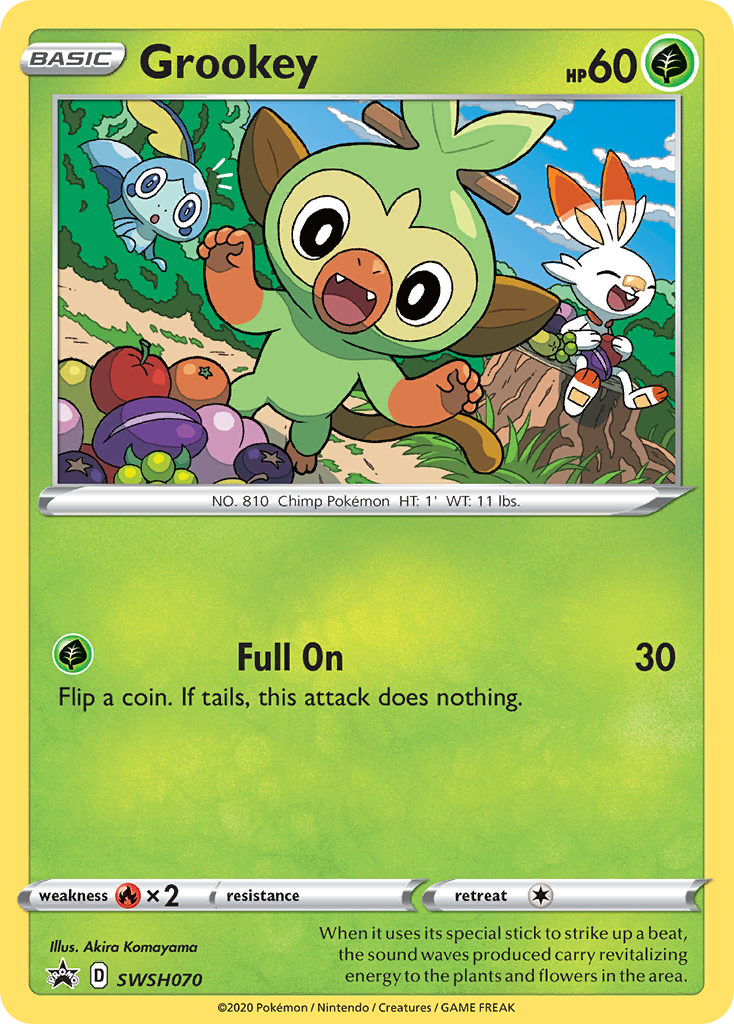 Grookey (SWSH070) [Sword & Shield: Black Star Promos] | Card Citadel