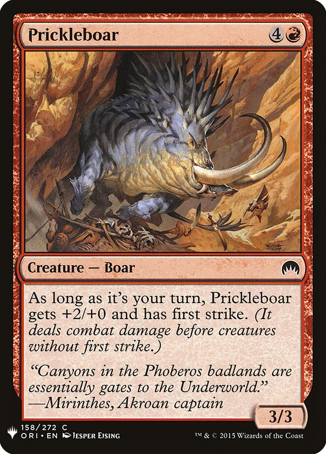 Prickleboar [Mystery Booster] | Card Citadel