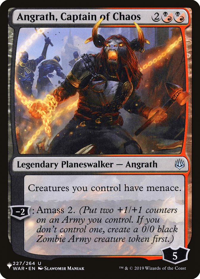 Angrath, Captain of Chaos [The List] | Card Citadel