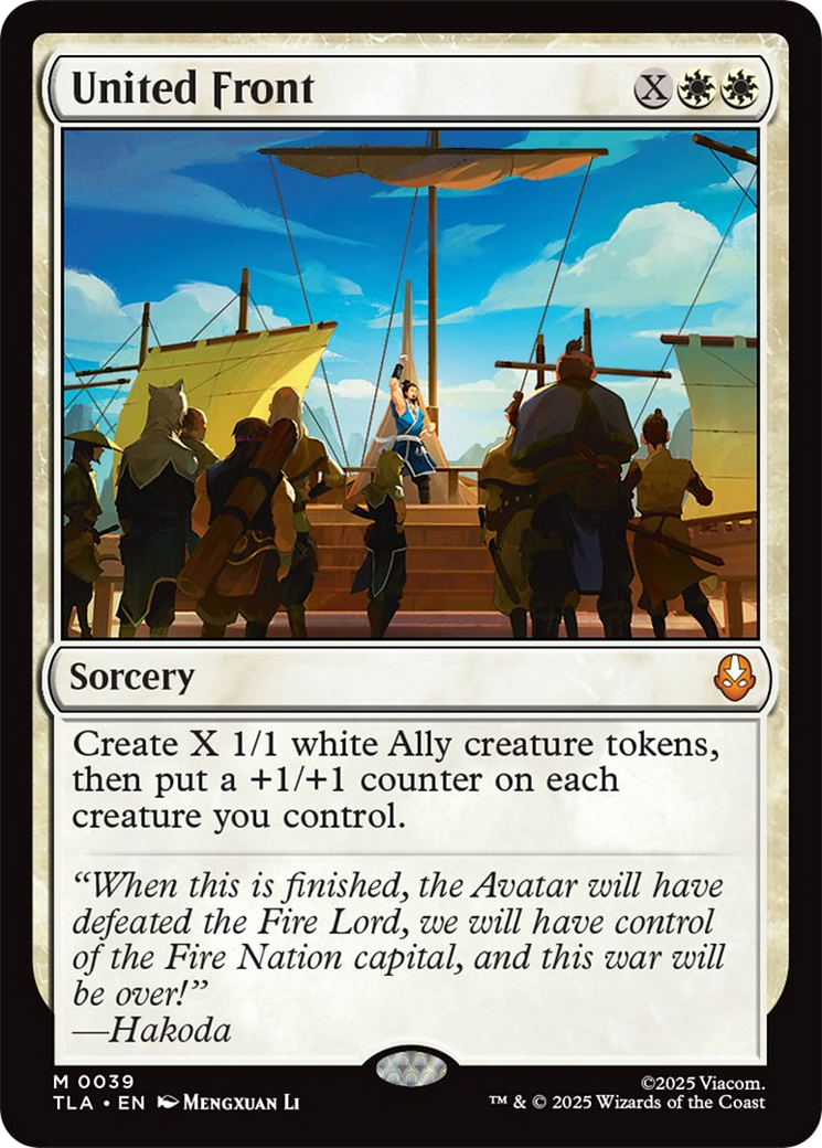 United Front [Avatar: The Last Airbender] | Card Citadel