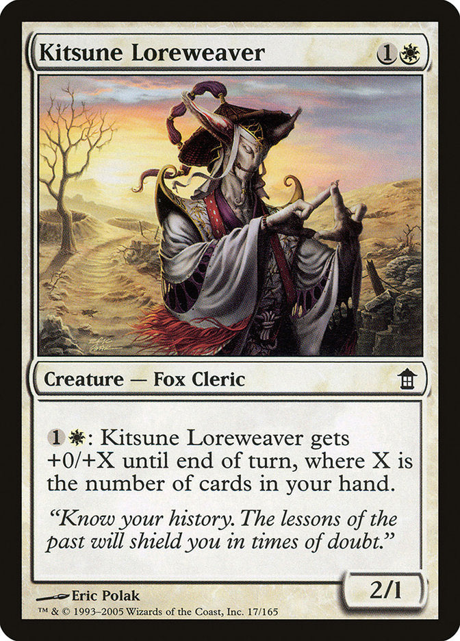 Kitsune Loreweaver [Saviors of Kamigawa] | Card Citadel