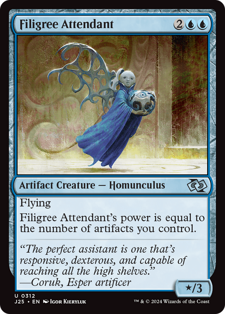 Filigree Attendant [Foundations Jumpstart] | Card Citadel