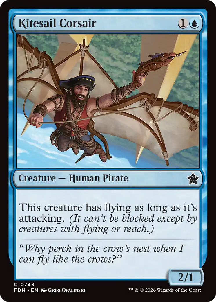 Kitesail Corsair (0743) [Foundations] | Card Citadel