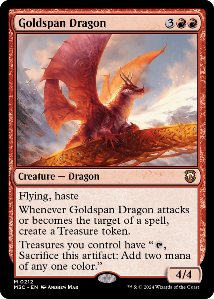 Goldspan Dragon [Modern Horizons 3 Commander] | Card Citadel