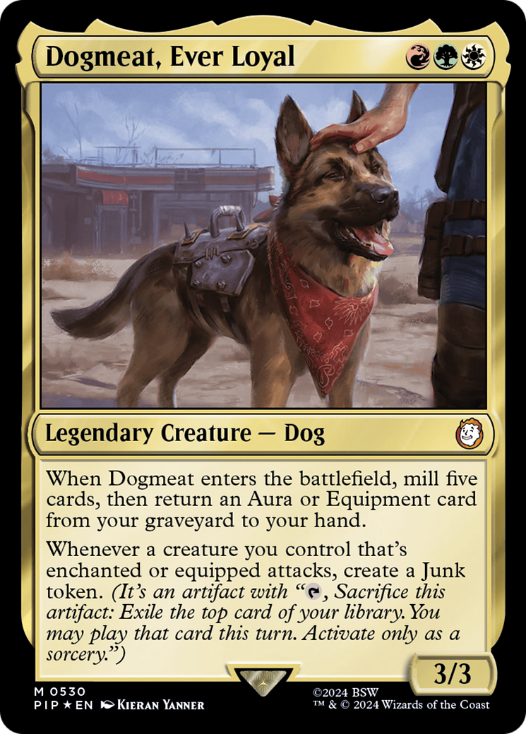 Dogmeat, Ever Loyal (Surge Foil) [Fallout] | Card Citadel