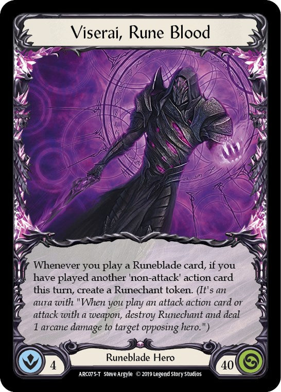 Nebula Blade // Viserai, Rune Blood [ARC077 // ARC075] (Arcane Rising) | Card Citadel
