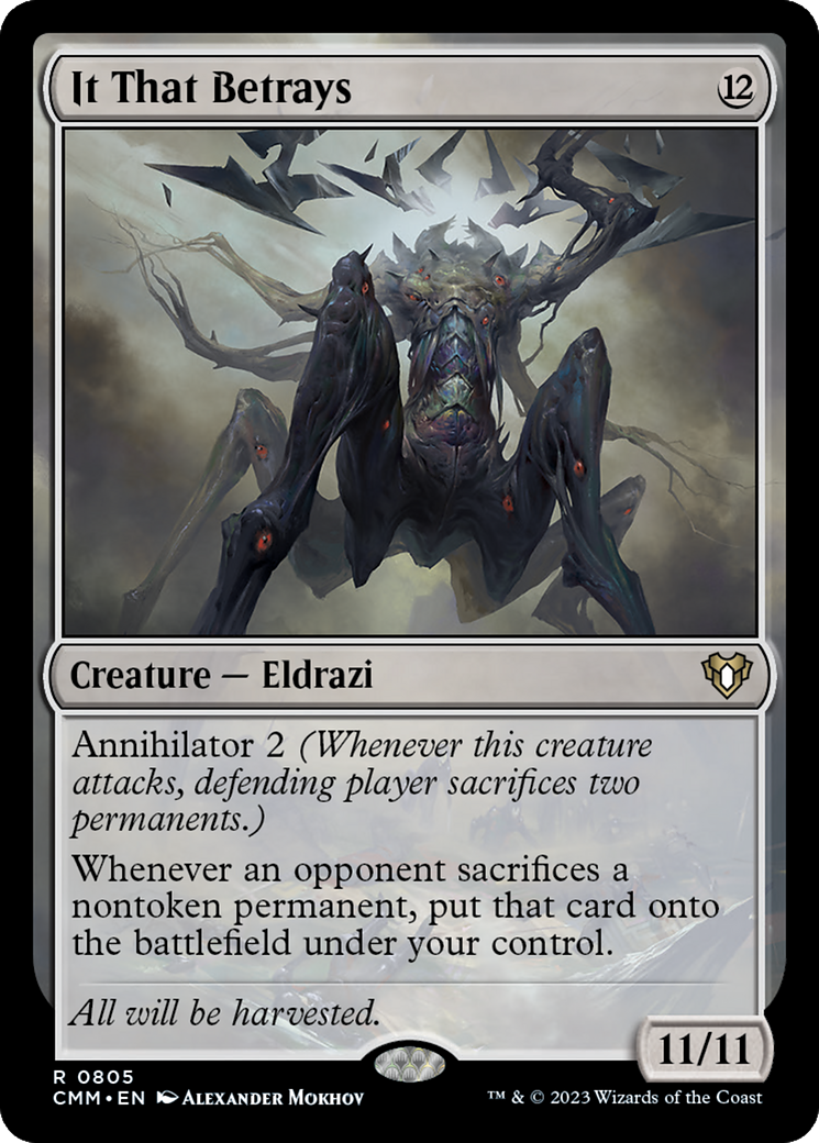 It That Betrays [Commander Masters] | Card Citadel